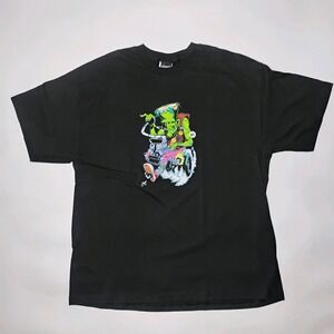 COOP Tshirt Hot Rod Monster Size XL Black Posterpop VTG 1990's Y2K Tattoo Artist